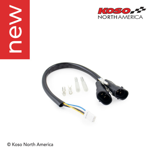 KOSO Wire Harness | for Zenith LED Headlight for Harley-Davidson® (Road King 2014+)