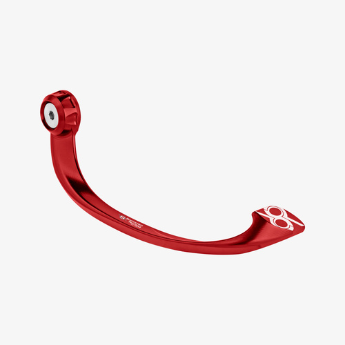 Bonamici Racing Aluminium lever protection EVO RH side - RED (without adaptor)
