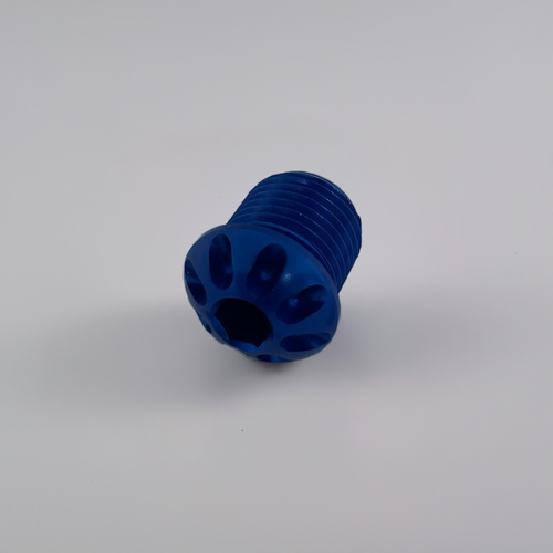 Bonamici Racing Replacement Cap For Rearsets - Blue