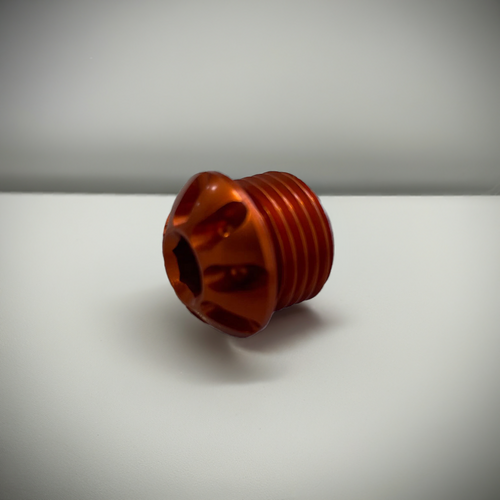 Bonamici Racing Replacement Cap For Rearsets - Orange