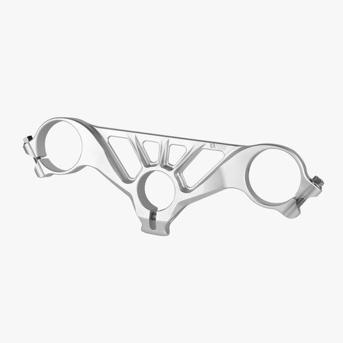 Bonamici Racing Aluminium top triple clamp Ducati Panigale V4/V4S 2025 SILVER