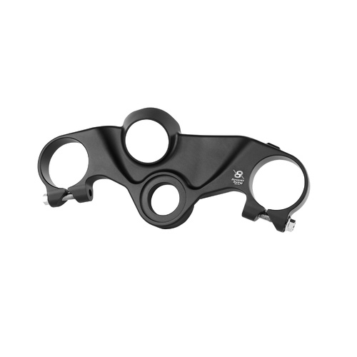 Bonamici Racing Top Triple Clamp To Suit Kawasaki Ninja ZX-6R (2020 - Onwards) - Street Version - Black