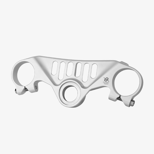 Bonamici Racing Aluminium top triple clamp Kawasaki ZX-6R “Race” 24> - SILVER