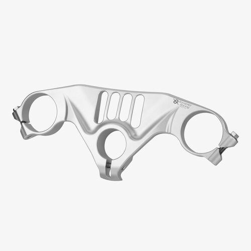 Bonamici Racing Top Triple Clamp To Suit Ducati Panigale V4 / V4R / V4S (2018 - Onwards) - Silver