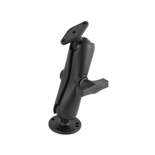 RAM-138U - RAM® Double Ball Mount with Diamond Plate Adapter