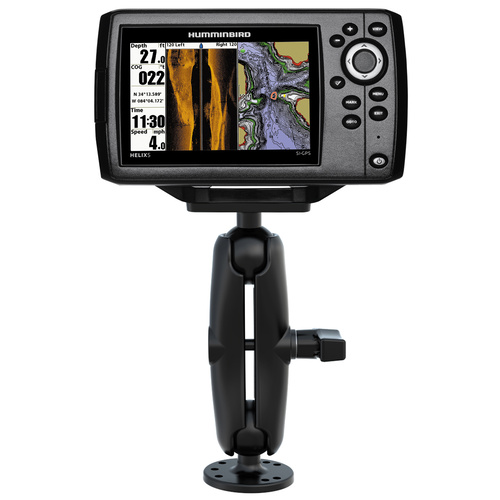 RAM-202-153-202U - RAM® Drill-Down Double Ball Mount for Humminbird Helix 5
