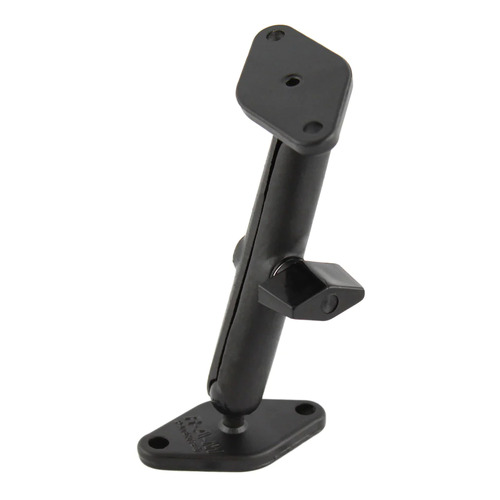 RAM-A-101U-B - RAM Long Double Ball Diamond Plate Mount With 0.56" Balls