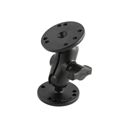 RAM-B-101U-A - RAM® Universal Double Ball Mount with Two Round Plates - B Size Short