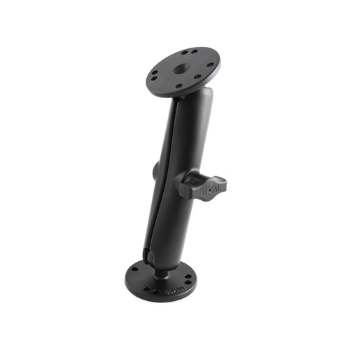 RAM-B-101U-C - RAM 1" Long Double Ball Mount with Two Round Plates