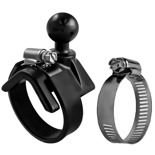 RAM-B-108BU - RAM® Strap Hose Clamp Ball Base With 1" Ball
