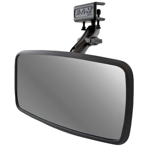 RAM-B-126 - RAM WATER SKI MIRROR W/ WINSHIELD BRKT.