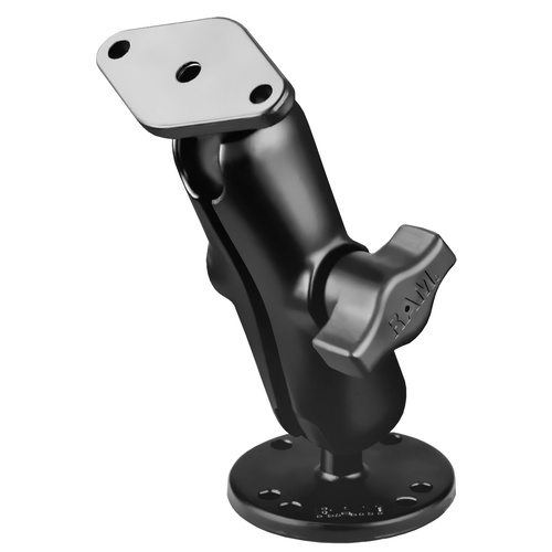 RAM-B-138U - RAM® Double Ball Drill-Down Mount with Diamond Plate