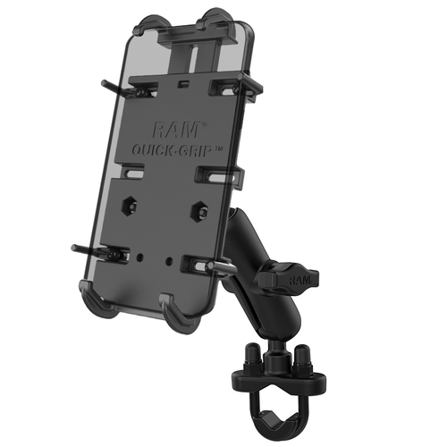RAM-B-149Z-PD4U - RAM® Quick-Grip™ XL Phone Mount with Handlebar U-Bolt Base - Medium