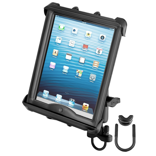 RAM-B-149Z-TAB8U - RAM® Tab-Tite™ Handlebar U-Bolt Mount for Large Tablets with Cases