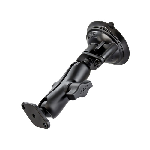 RAM-B-166U - RAM® Twist-Lock™ Suction Cup Double Ball Mount