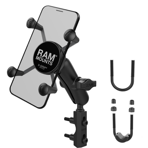 RAM X-Grip Phone Mount with Brake/Clutch Reservoir Base - Medium