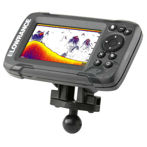 RAM-B-202-LO12 - RAM B Size 1" Fishfinder Ball Adapter for the Lowrance Hook² Series