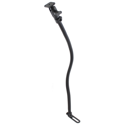 RAM-B-316-1-30-238U - RAM® Pod™ I Vehicle Mount with 30" Aluminium Rod and Diamond Plate