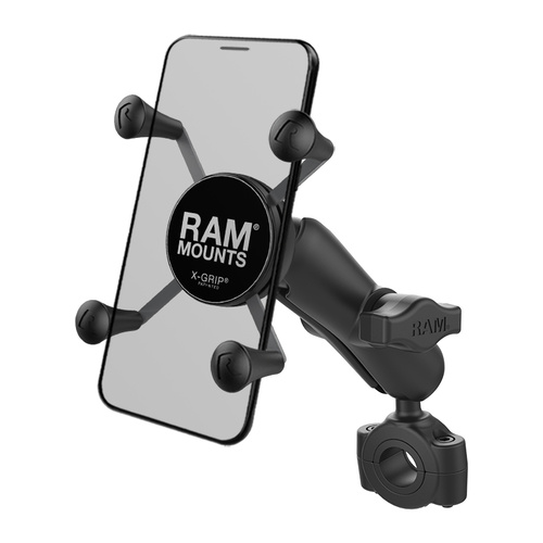 RAM-B-408-75-1-UN7U - RAM® X-Grip® Phone Mount with RAM® Torque™ Medium Rail Base