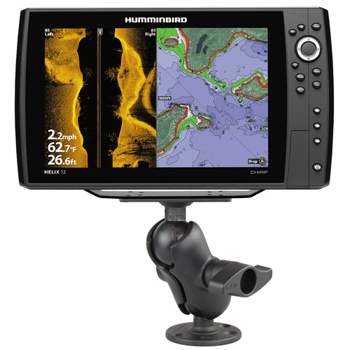 RAM-D-202-25-C-202U - RAM® Drill-Down Ball Mount for Humminbird Helix 8-10 & Solix 10