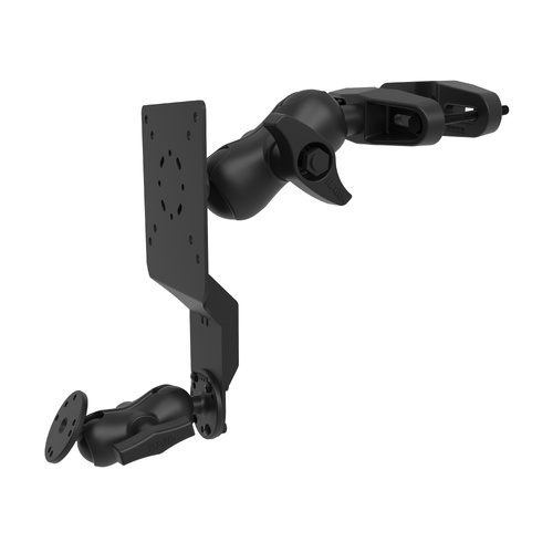 RAM Universal Forklift Post Mount with Round Plate & Accessory Option