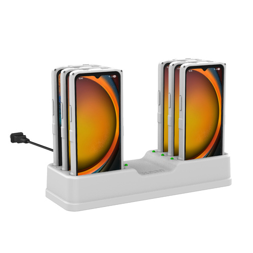 RAM 6-Port Dock for XCover7, 7 Pro & 6 Pro with OEM or RAM Skin™ Gray