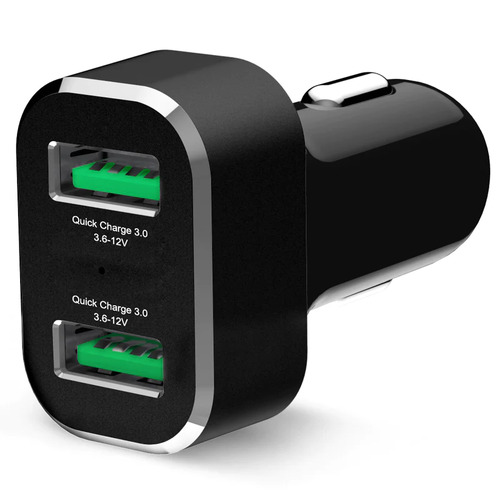 RAM-GDS-CHARGE-USB2QCCI - RAM GDS® 2-Port USB Cigarette Charger with Qualcomm® Quick Charge™