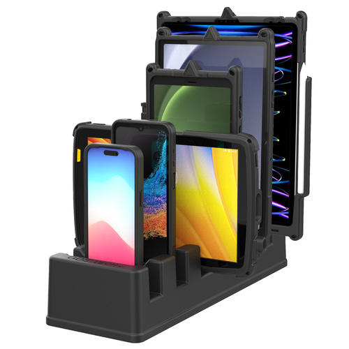 GDS 6-Port Powered Dock for Tablets with IntelliSkin