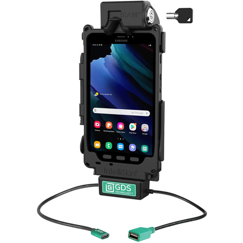 RAM-GDS-DOCKL-SAM62CDU - UNPKD GDS VEHICLE LOCKING DOCK USBC AND PERIPHERAL DATA FOR SAMSUNG TAB ACTIVE2 & TAB ACTIVE3