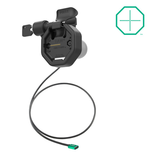 GDS Uni-Conn™ Powered Left Locking Snap-In Dock with USB-C Connector