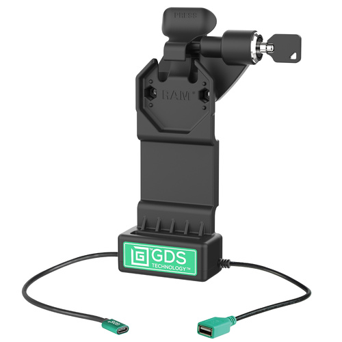 GDS Uni-Conn™ Right Locking Power + Single USB-A Dock