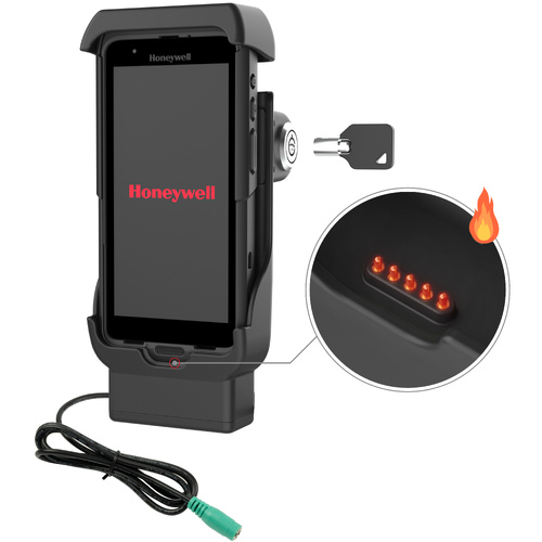 RAM Locking Powered Dock for Honeywell CT40/45/47 - Heated Pins