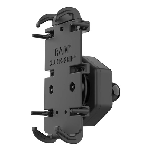RAM-HOL-PD4-462B - RAM® Quick-Grip™ XL Phone Holder with Vibe-Safe™ Adapter & Ball