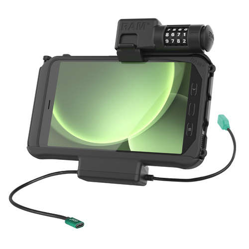 RAM Combo Locking Power + Data Dock for Samsung Tab Active5 & 3