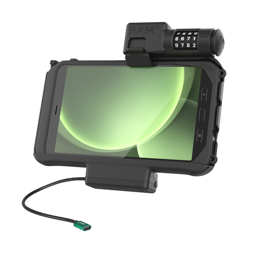 RAM Combo Locking USB-C Powered Dock for Samsung Tab Active5 & 3