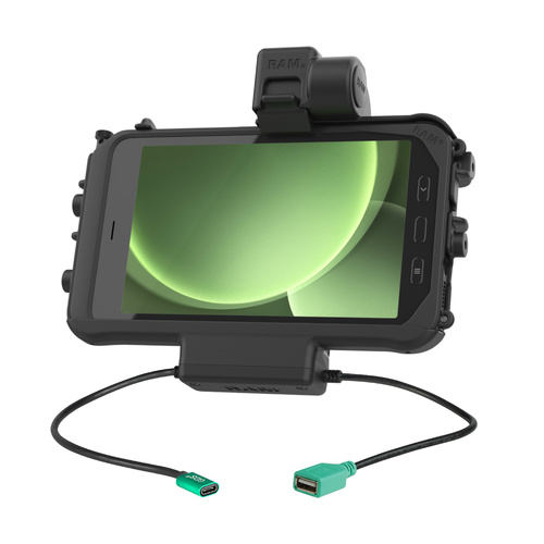 RAM Thin-Dock™ Power + Single USB Dock for Tab Active5 & 3