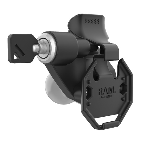 RAM Left Locking Holder for Tablets with GDS Uni-Conn™ Button