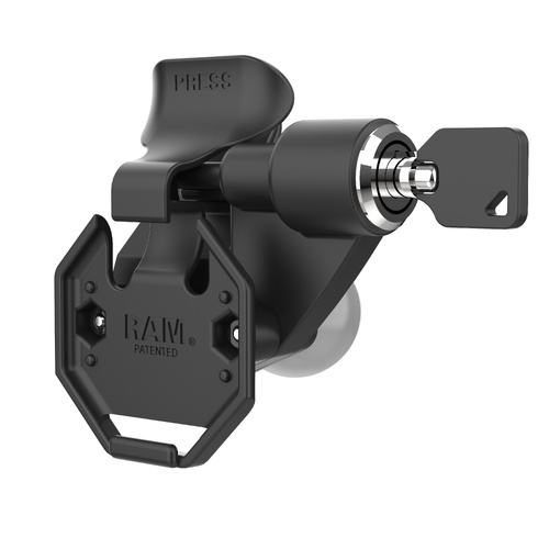 RAM Right Locking Holder for Tablets with GDS Uni-Conn™ Button