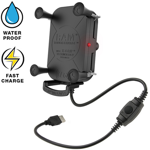 RAM-HOL-UN12WB - RAM® Tough-Charge™ with X-Grip® 10W Waterproof Wireless Charging Holder
