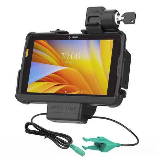 Locking RAM Tough-Dock™ Power + USB-C & USB-A for Zebra ET4x 8" Tablet