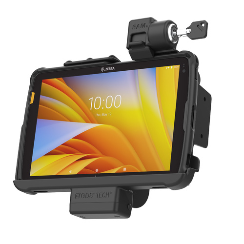 Locking RAM Holder for Zebra ET4x 10" Tablet