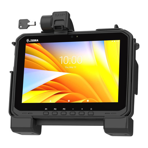 RAM-HOL-ZE25LU - RAM UNPOWERED LOCKING CRADLE FOR ZEBRA ET6X TABLETS
