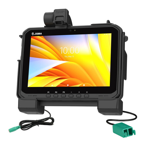 RAM-HOL-ZE25PD2U - RAM POWER + DUAL DATA CRADLE FOR ZEBRA ET6X TABLETS