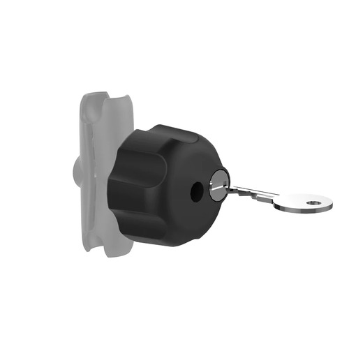 RAM-KNOB3LU - RAM® Key Lock Knob with Brass Insert for B Size Socket Arms