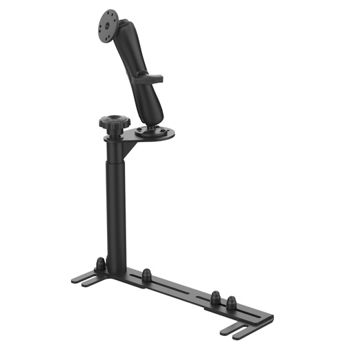 RAM No-Drill™ Universal Vehicle Floor Mount with Double Ball Mount