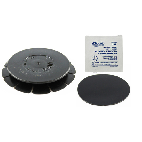 RAP-350BU - RAM® Black Rose Adhesive Plate for Suction Cups