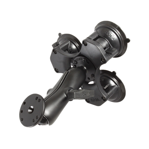 RAP-365-101U - RAM Triple Suction Cup Base With AMPS