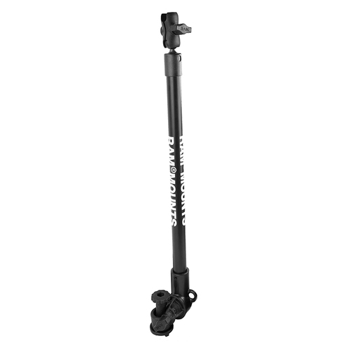 RAP-411-18-AU - RAM TOUGH POLE CAMERA MOUNT W/ SINGLE PIPE & RAM TRACK NODE BASE