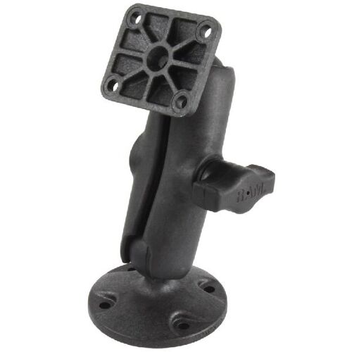 RAP-B-139U - UNPKD PLA RAM MNT W/ ROUND AND AMPS BASE