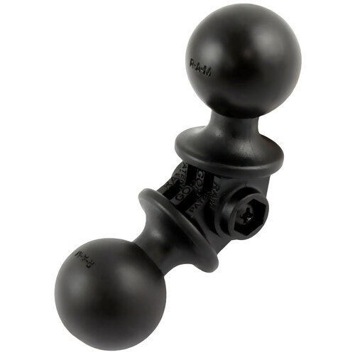 RAP-B-230-1U - UNPKD RAM ADJ DOUBLE 1" BALL ADAPTER